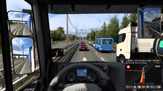 Прохождение Euro Truck Simulator 2. Часть 5: Работа с прицепом смотреть онлайн