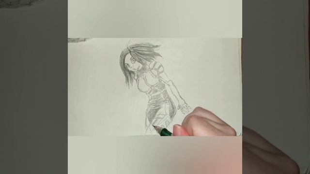 Alita Battle Angel Sketch смотреть онлайн