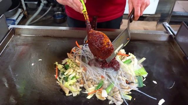 Овощная свиная кишка - корейская уличная еда смотреть онлайн