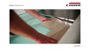 Водостойкий ламинат EGGER укладка в ванной комнате