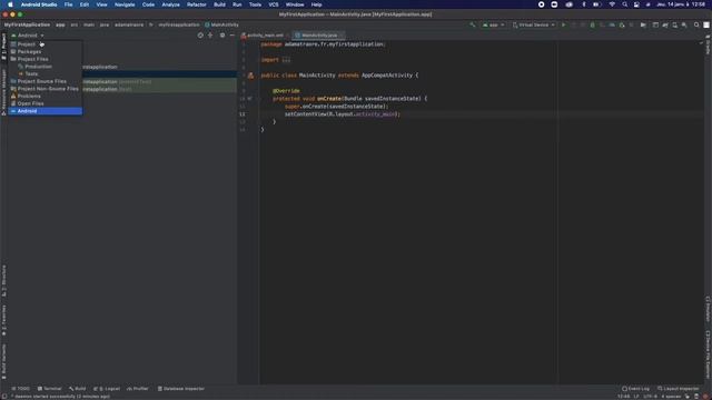 Développement Android - #1 Création d'un projet смотреть онлайн