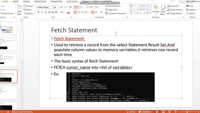 Explicit Cursors in pl/sql - part1 смотреть онлайн