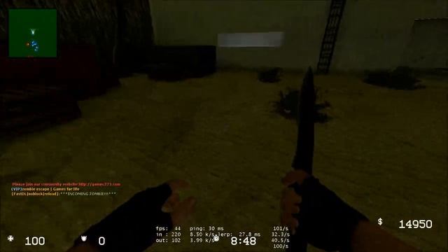 gfl counter strike source zombie escape server gameplay(UPDATE:3/3/11: new skins/models/weapons/.et смотреть онлайн