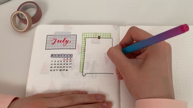 BULLET JOURNAL: ИЮЛЬ 2022 // Планируй со мной смотреть онлайн