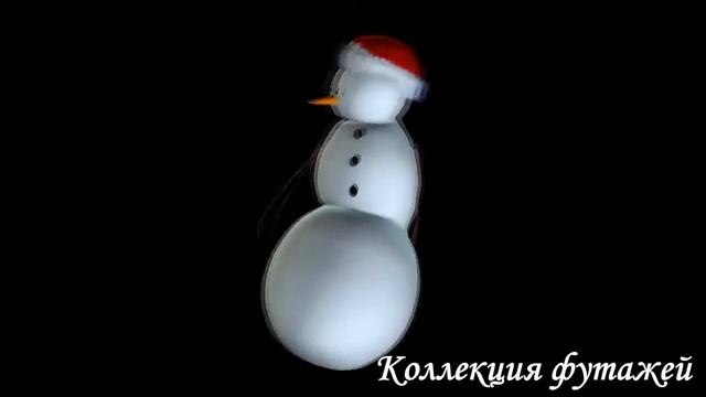 19. Футажи для видеомонтажа "Снеговик"2 смотреть онлайн