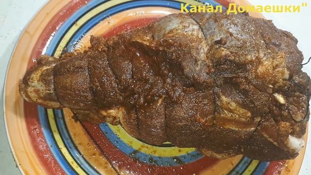 СВИНИНА в духовке. РЕЦЕПТ праздничной БУЖЕНИНЫ в фольге.Буженина по домашнему. смотреть онлайн