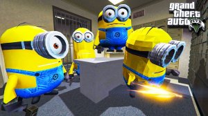 ГТА 5 МОДЫ МИНЬЕНЫ ОГРАБИЛИ БАНК В GTA 5 ! ОБЗОР МОДА GTA 5 ИГРЫ ГТА МУЛЬТИК ВИДЕО GTA 5 МОДЫ