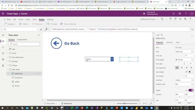 Back and Blank PowerFX Usages in Power Apps смотреть онлайн