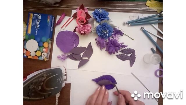 МК пионы из фоамирана на резиночке смотреть онлайн