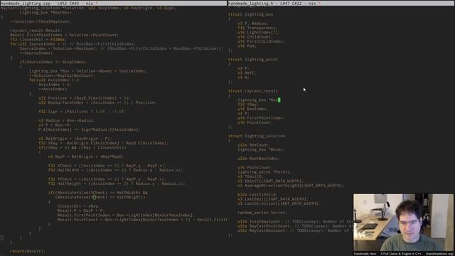 Handmade Hero Day 423 - Modifying Lighting To Use A Spatial Hierarchy