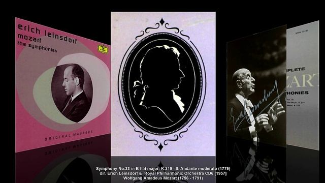 W.A, Mozart - Symphony No.33 in B flat major, K.319 (dir. Erich Leinsdorf, 1957) смотреть онлайн