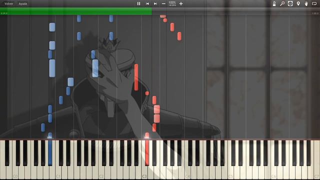 Mirai Nikki - Opening 3 "kyouki chinden" (狂気沈殿)- Synthesia Piano HD смотреть онлайн