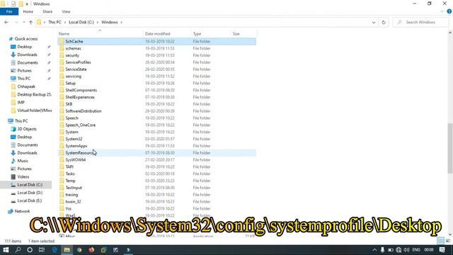 Fix Error Location is Not Available C:\Windows\System32\config\systemprofile\Desktop in windows 10 смотреть онлайн