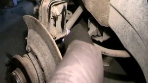 Стойка стабилизатора, замена, Лада Калина