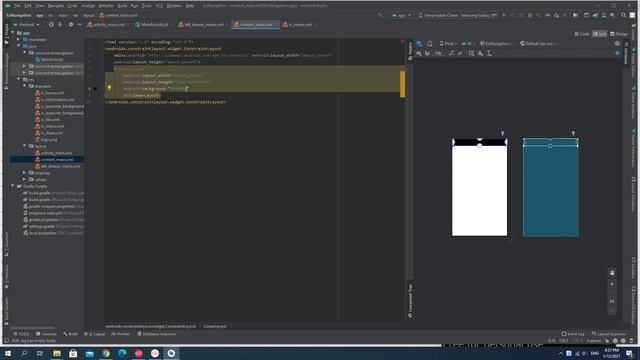 Android Custom Navigation Drawer Tutorial смотреть онлайн