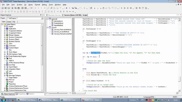 Siebel CRM - Project 10 (8.1.1.11 Clib file functions issues) смотреть онлайн