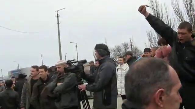 Феодосия 2 марта 2014, стадион Кристалл