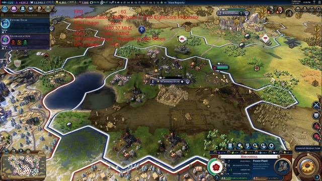 AMD Radeon RX 580, CIVILIZATION VI, benchmark смотреть онлайн