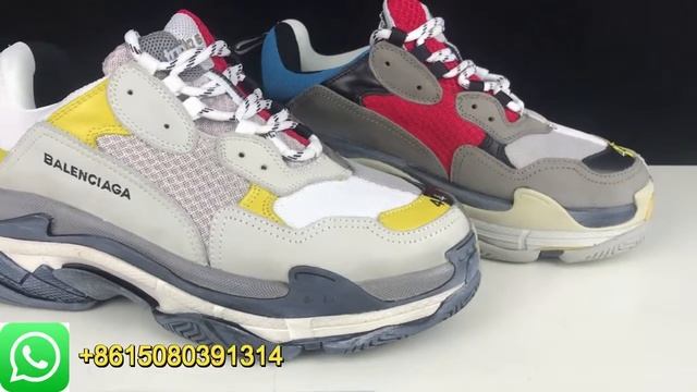 Balenciaga Triple S Bicolor Unboxing смотреть онлайн