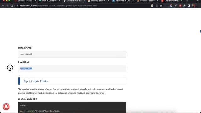 01 Install Laravel 10 with spatie permissions смотреть онлайн