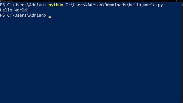 PowerShell! Running Python Scripts смотреть онлайн