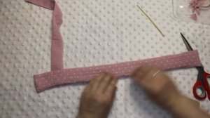 Как сшить хлопковый бантик