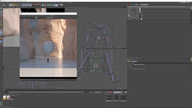 Cinema 4D Tutorial - How to make a landscape with Octane Displacement смотреть онлайн