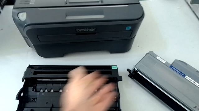 Como trocar substituir cartucho de toner e fotocondutor completo na impressora brother hl 2170 2130 смотреть онлайн