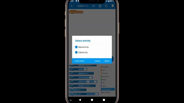 Переход с одной страницы на другую в Sketchware смотреть онлайн