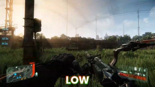 Crysis 3 - LOW vs HIGH Graphics Settings Test смотреть онлайн