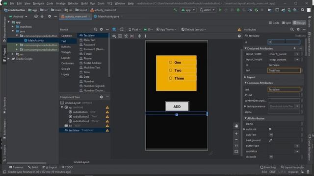 Android Studio Tutorial For Beginners PART 6 | Radio Button & Radio Group смотреть онлайн