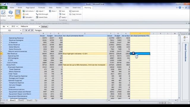 How to use Hyperion Planning commentary capability смотреть онлайн