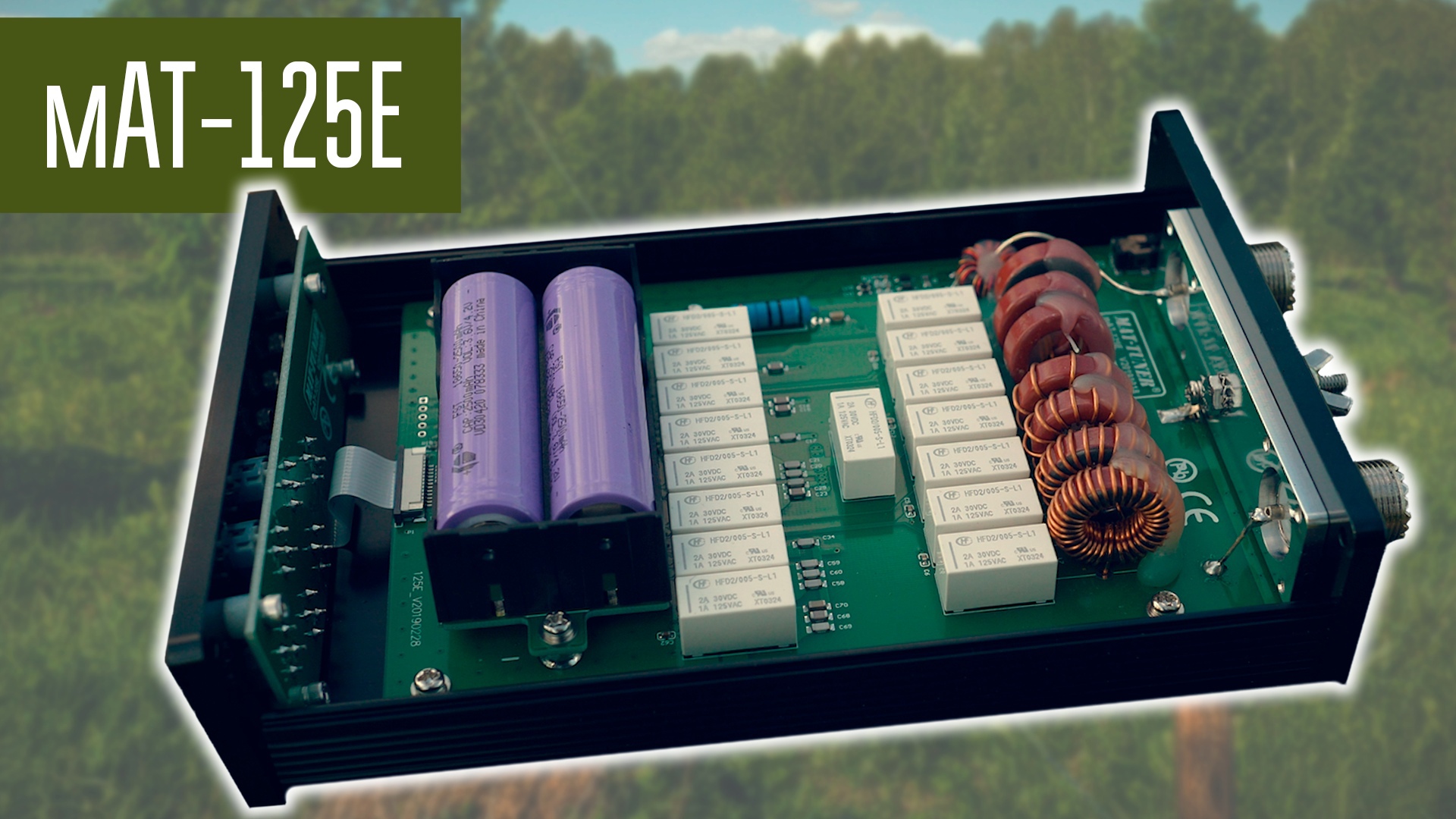 mAT 125E тюнер автомат с батарейным питанием. Короткие волны и радиолюбители. смотреть онлайн