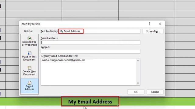 Microsoft Excel: How To Hyperlink An Email Address In Excel | 365 | *2023 смотреть онлайн