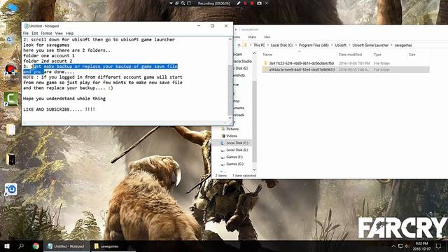 Far Cry Primal Save File Backup and Restore method смотреть онлайн