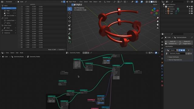 Tutorial: How to build and animate this pipe with geometry nodes смотреть онлайн