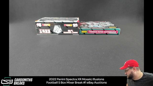 2022 Panini Spectra XR Mosaic Illusions Football 5 Box Mixer Break #1 смотреть онлайн