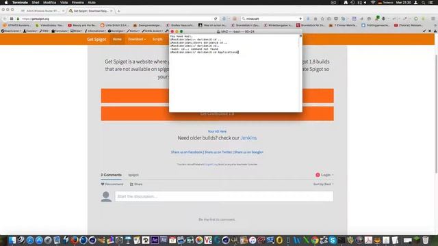 installazione minecraft server Mac os X 10.11 смотреть онлайн