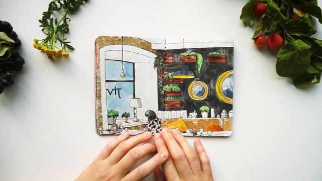 Обзор скетчбука (маленького, синенького) смотреть онлайн