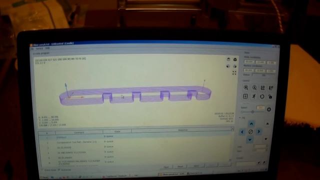 Управляющая программа в 3D редакторе FreeCAD, фрезерование на CNC станке.