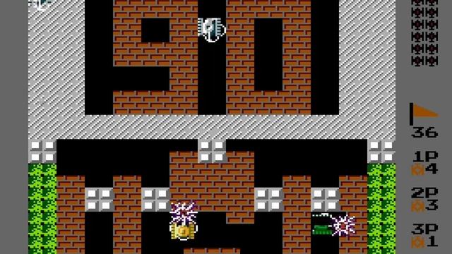 Battle City NES 4 Player Netplay 60fps