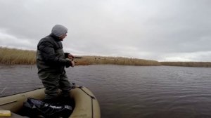 Рыбалка в с. Тишково Астраханской области, ловля щуки, 03 11 2014