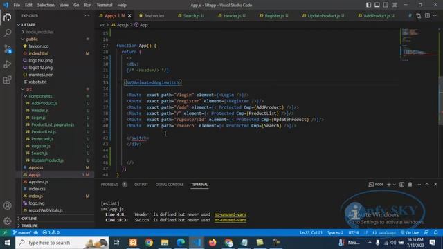 How To Fix “Switch is not exported from ‘react-router-dom’ in React” Error? #razorpay #reactjs смотреть онлайн