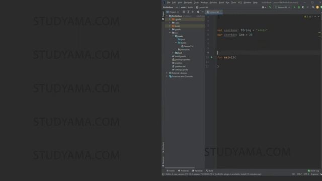 Kotlin Tutorial Programming Language | Base Course | Lesson 4 | Val vs Var in Kotlin смотреть онлайн