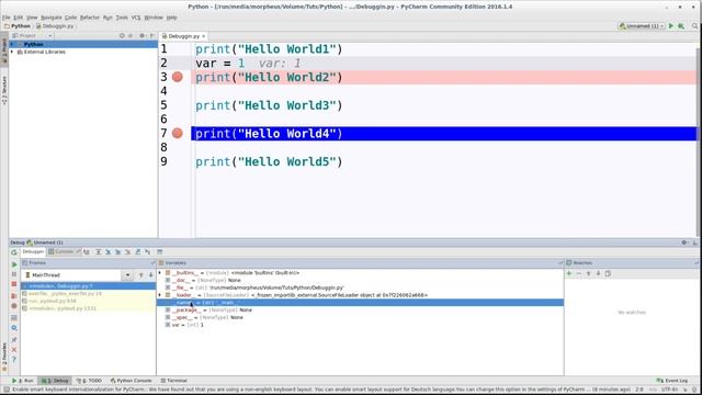 Programmieren Lernen #67 - Debugging und Breakpoints смотреть онлайн