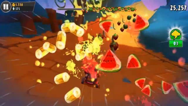 Angry Birds GO! Gameplay Walkthrough - Air Track 3 - Fruit Splat 2 for Android/IOS смотреть онлайн