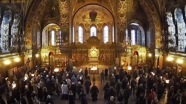 Великий покаянный канон Ч.2 | Вторник 1-ой седмицы В.поста | 16.03.2021 г. смотреть онлайн