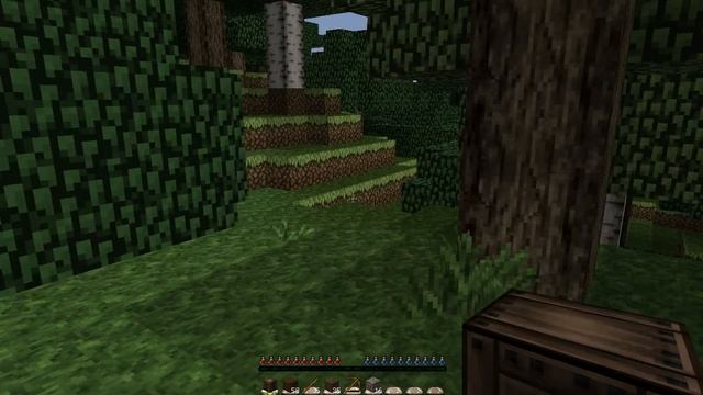 Простой Minecraft без модов .#1 Жизнь в диком лесу. смотреть онлайн