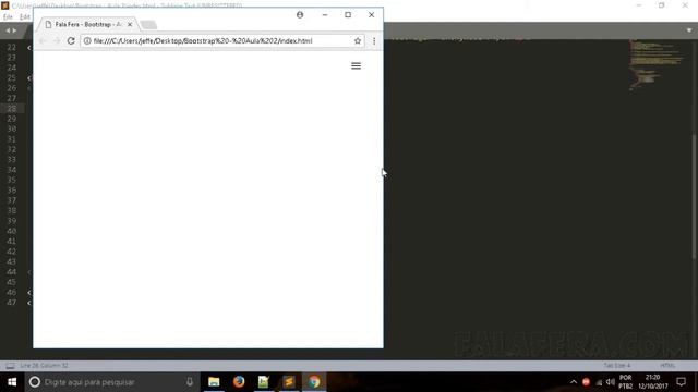 Como Criar um Menu Responsivo com Bootstrap - Desenvolvimento Web смотреть онлайн