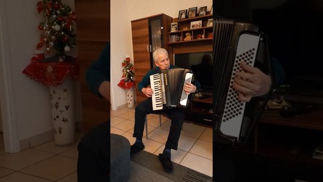 Nonno suona tu scendi da le stelle - Fisarmonicha смотреть онлайн